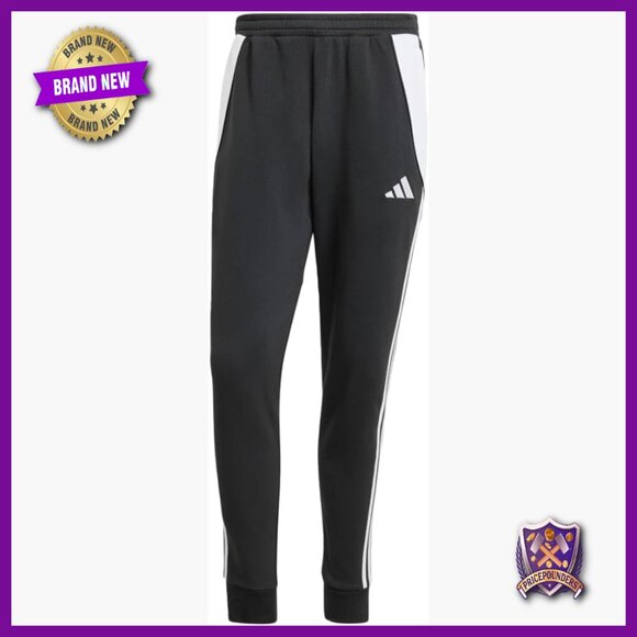 Men's Athletic Sweatpants with Zip Pockets Fleece Lined Drawcord Waist